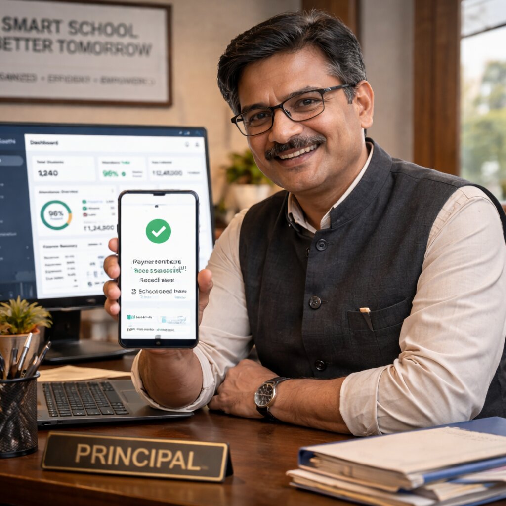Principal sharing instant fee receipt
